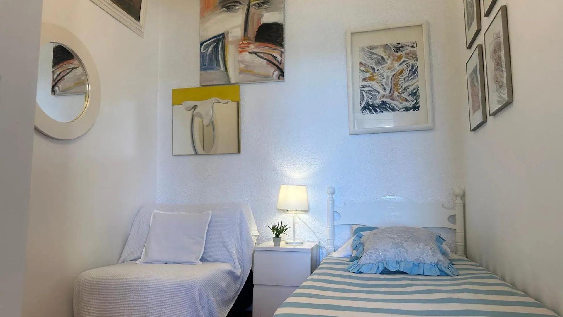 아파트 Apartamento Con Jardin A 11 Metros De La Playa. Se. 팔라모스