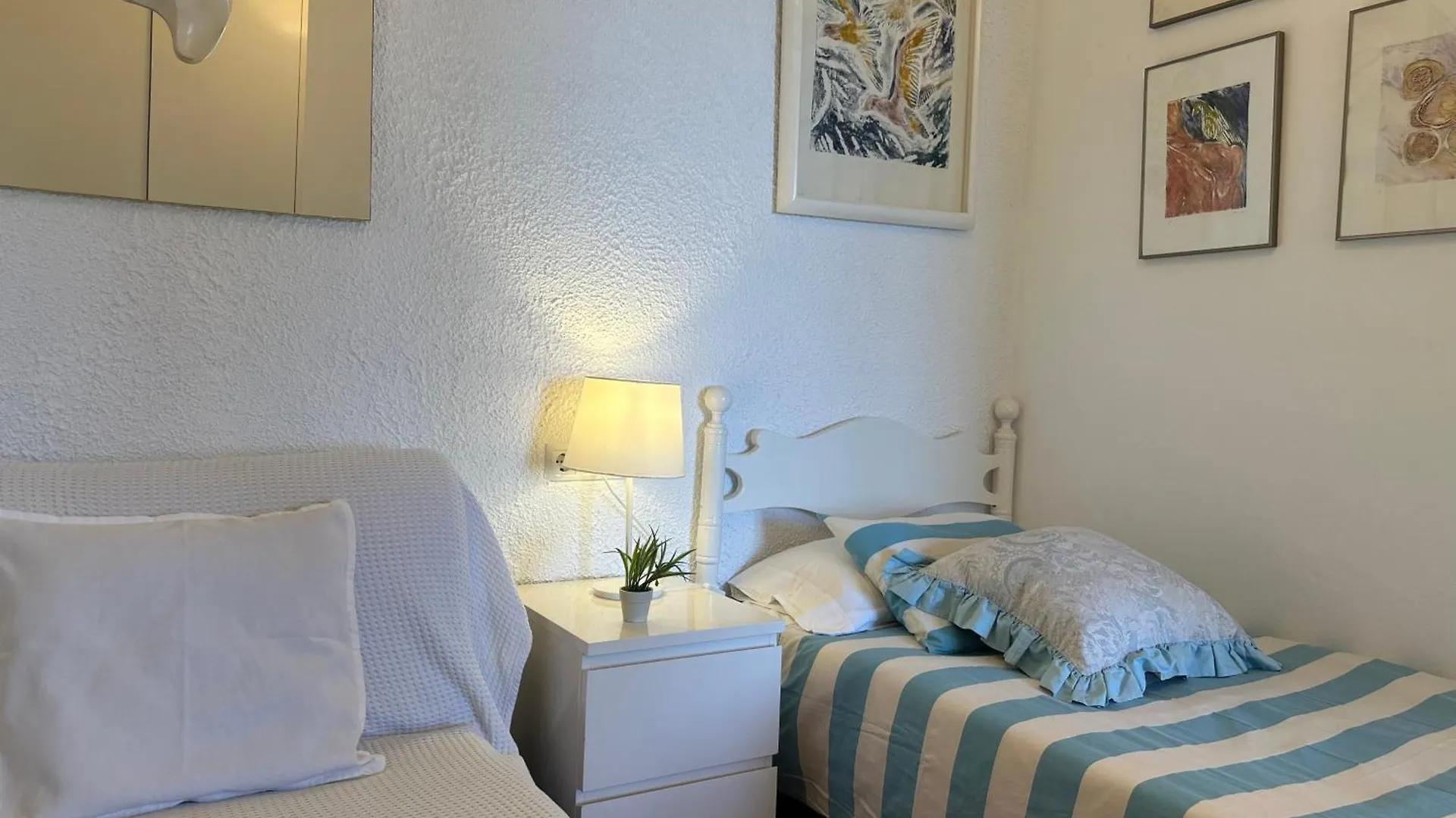 Apartamento Con Jardin A 11 Metros De La Playa. Se. 팔라모스