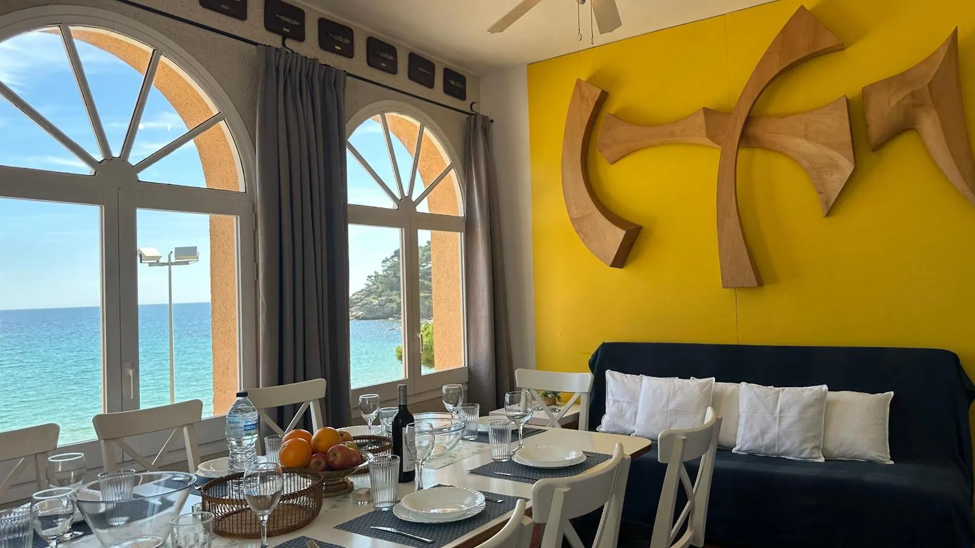 Apartamento Con Jardin A 11 Metros De La Playa. Se. 팔라모스
